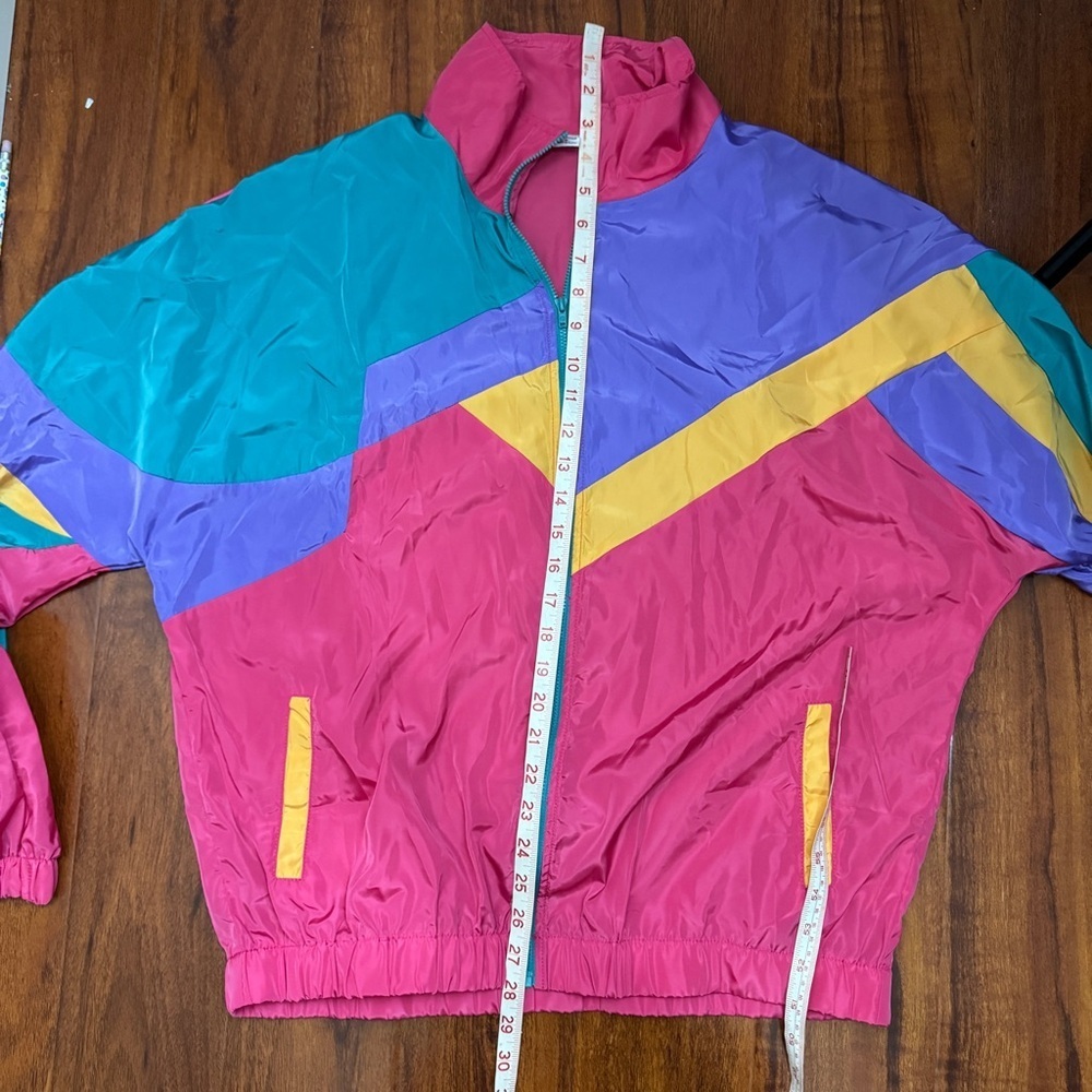 Vintage Windbreaker Jacket Size Medium - Picture 7 of 10